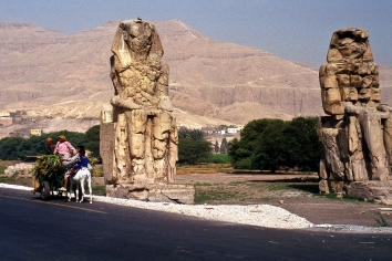 Memnon Kolosse im Tal der Könige